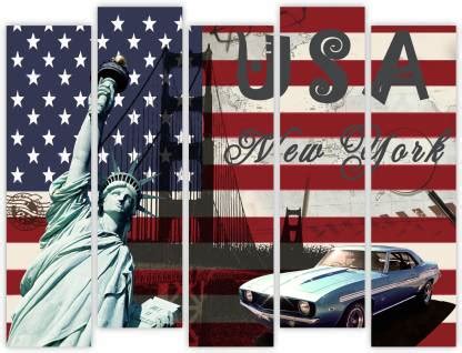 HD RAPID DESIGN Multiple Frames Split Art Texture MDF Wall Paintings ...