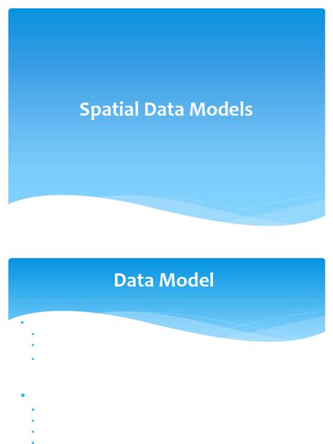 Spatial Data Models | PDF | Databases | Geographic Information System