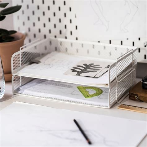 DRÖNJÖNS letter tray, white - IKEA