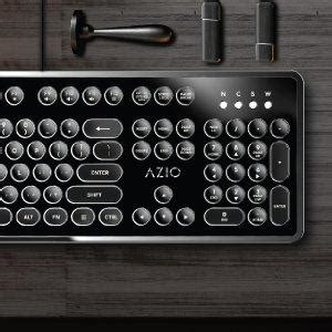 Amazon.in: Buy Azio Mk Wired Retro Mechanical Keyboard (Black) Online ...