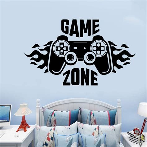 Poorminer Gamer Controller Wall Decals - DIY Art Mural for India | Ubuy