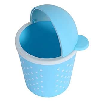 Urbane Home Teddy Table Dustbin|Plastic Swinging Lid Waste Storage ...