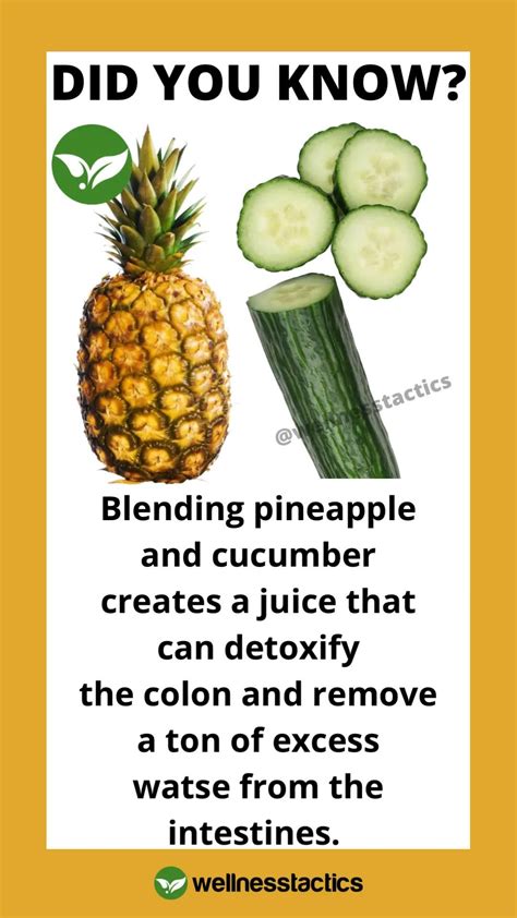 Pineapple And Cucumber Juice Colon at Dennis Fleming blog