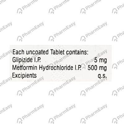 Glucotrol Mf Strip Of 10 Tablets: Uses, Side Effects, Price & Dosage ...