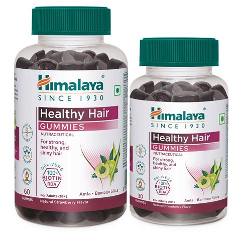 Buy Himalaya Healthy Hair Gummies 30s, 60s – Himalaya Wellness (India)