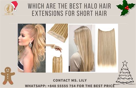 Which are the best halo hair extensions for short hair