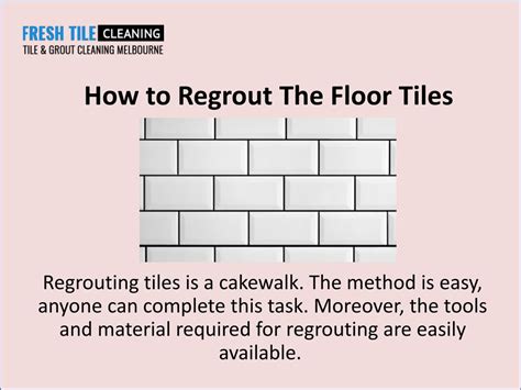 PPT - How to Regrout The Floor Tiles PowerPoint Presentation, free ...