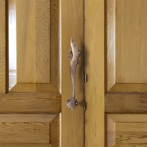 1 Pc Fish Shape Brass Door Handle - eCraftIndia Online