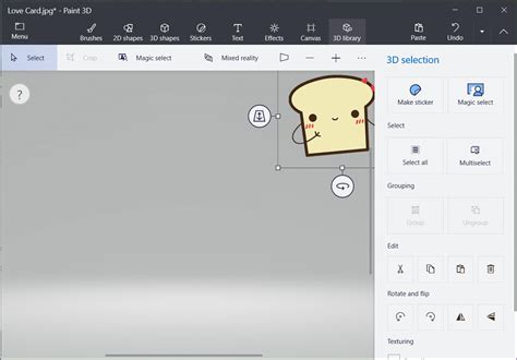 Image result for Using Magic Select in Paint 3D