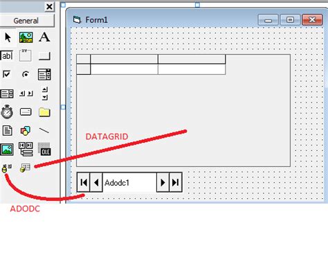 Visual Basic DataGrid 的图像结果