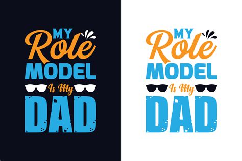my role model is my dad 19556406 Vector Art at Vecteezy