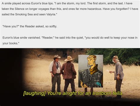 Rodrik the Reader is the 99% strength of Team Asha : r/darkwingsdankmemes