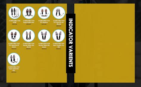 NIKAVI INDA23A Blinker Indicator Assly. Compatible for TVS Star City ...