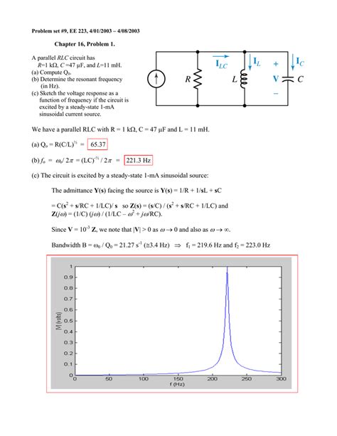 Image result for Time Constant Parallel RLC Circuit