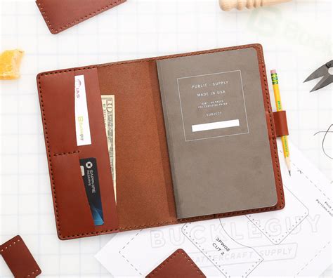 Leather Journal Cover Free Pattern 的图像结果