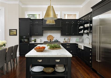 Kitchens With Black Cabinets