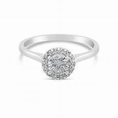 Engagement Rings Nwj by 18ct White Gold 0 50ct Halo Ring Nwj Engagement Rings Nwj