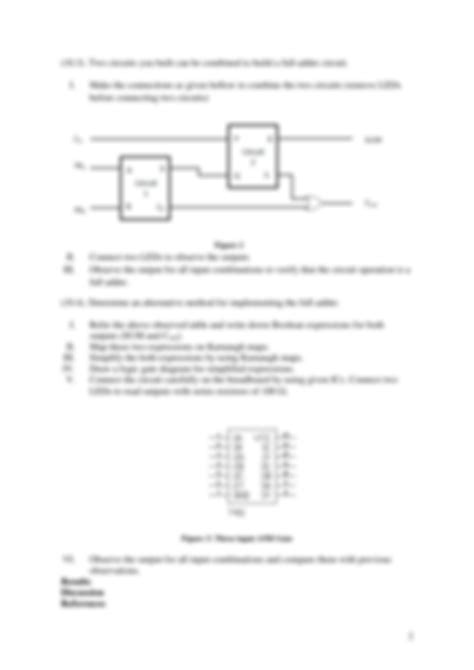 Electronics Combinational Circuits Practice Problems 的图像结果