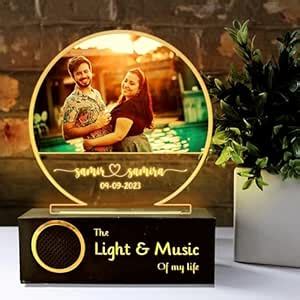 Buy ZOCI VOCI Anniversary Gift Wood Tabletop For Couple Special ...