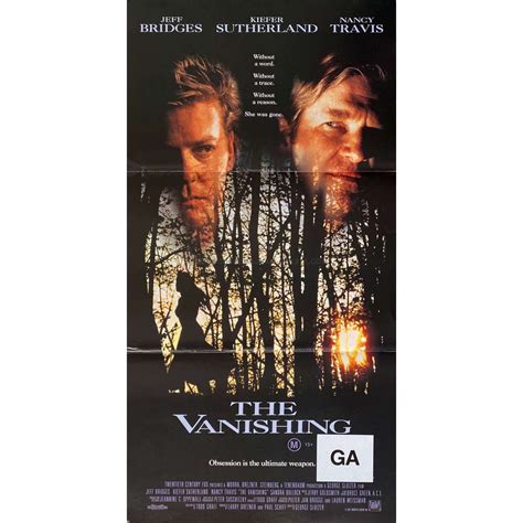 THE VANISHING Australian Movie Poster - 13x30 in. - 1993