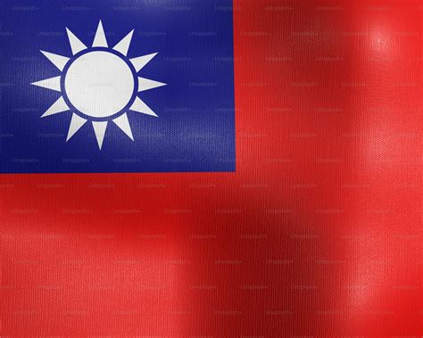 A red and blue flag with a white sun on it photo – Wallpaper Image on ...