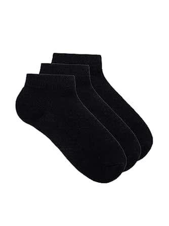 2VRN Premium Cotton Ankle Length Socks for Men Women Free Size, Pack of ...