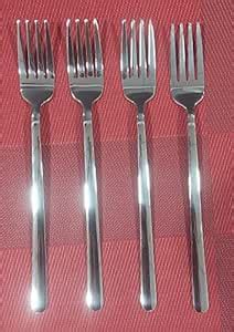 VATSHVI 4 Piece Dinner Forks Set,Top Food Grade Extra-Fine Stainless ...