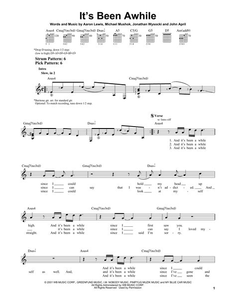 It's Been Awhile by Staind - Easy Guitar - Guitar Instructor