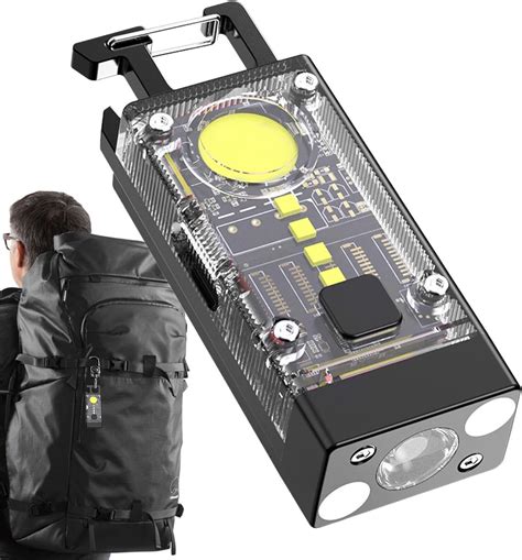 Tiny Flashlight | Magnetic Clip-on Flashlight Waterproof,Clip-on USB ...