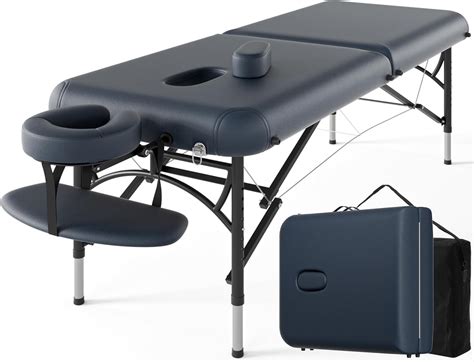 Amazon.com: CLORIS 84" Professional Massage Table Portable 2 Folding ...