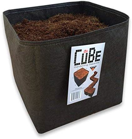 Victory 8 (Pack of 4) Cube Garden Square1 Foot x 1 Foot Modular Fabric ...