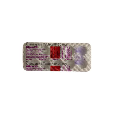 Oliza 20 Tablet 10's Price, Uses, Side Effects, Composition - Apollo ...