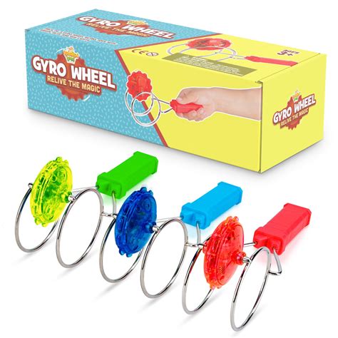 Ipidipi Toys Retro Magic Gyro Wheel Light Up Flashing Magnetic ...