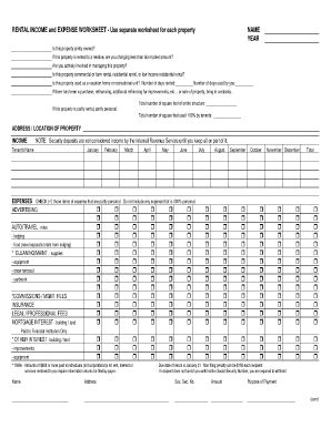 Mgic Rental Income Worksheet - Adriansonfifth