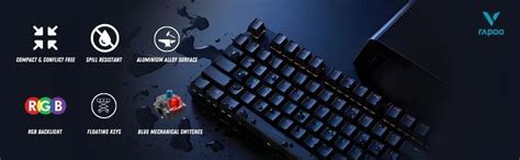 Amazon.in: Buy RAPOO V500 PRO Full Size RGB Mechanical USB-A Gaming ...