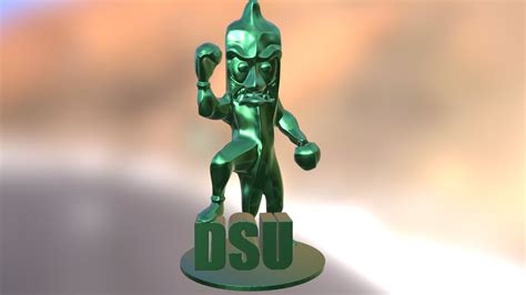 Delta State University Fighting Okra - 3D model by izedzo [909c25f ...