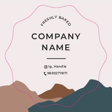 Browse Multiple Designs for Scallop Shape Sticker & Labels Online