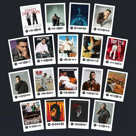 Karan Aujla Poster | Karan Aujla Mini Poster Kit (Set of 18) | Punjabi ...