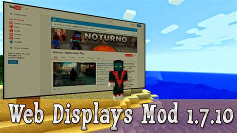 Web displays - Mod - 1.10.2 / 1.12.2 - Minecraft.fr