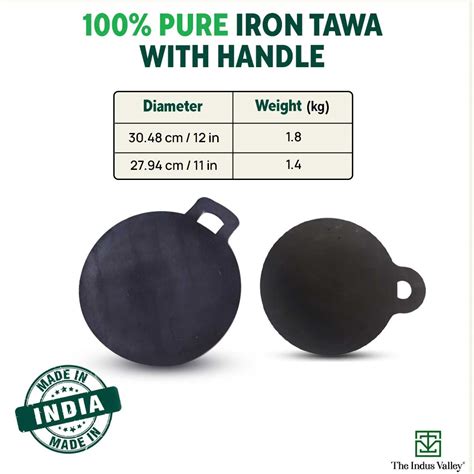 Buy Best Iron Tawa Pre Seasoned+ Free Compact Flip Online in India ...