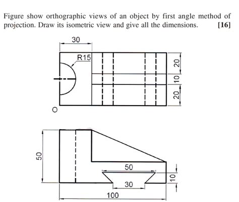 Image result for Orthographic View Drawing First Angle Method