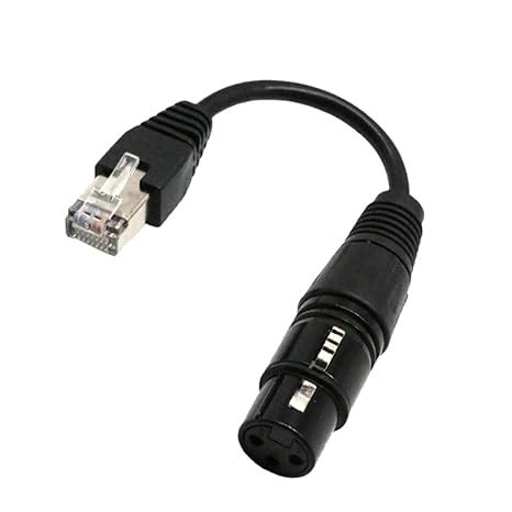 bnf® 6Â€Œ Xlr 3 Pin Female To Rj45 Male Network Connector Extension ...