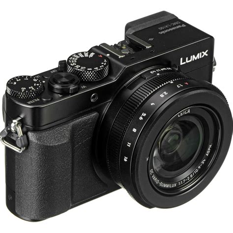 Panasonic Lumix DC-LX100 Black WiFi 4K Digitalni kompaktni fotoaparat ...