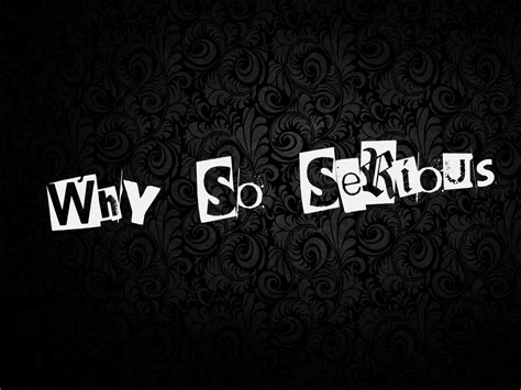 Download wallpaper 1400x1050 why so serious, inscription, background ...