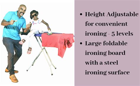 CELEBRATIONS Easypress Ironing Board - King Size (L: 53, W: 16, H: 35 ...
