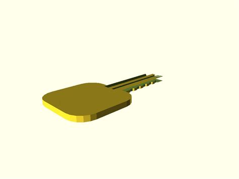 Image result for 5 Pin House Key STL