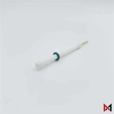 Platinum Disk Electrode Straight Type PTFE Rod φ2mm | Metnmat Innovations