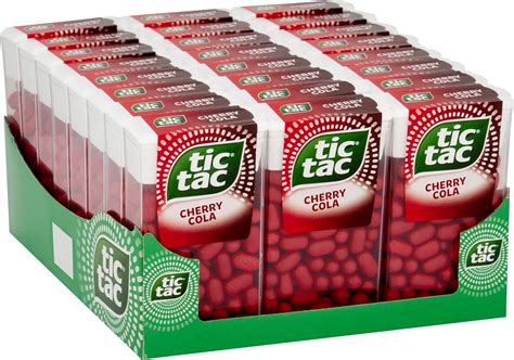 Tic Tac Mixers Cherry Cola Sweets, Travel Essentials, Party Bags, Tic ...