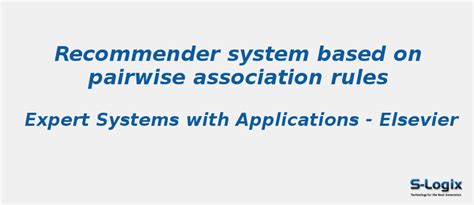 Recommender pairwise association rules - Python Projects | S-Logix
