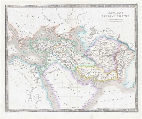 Ancient Persia Empire Map Persian Empire Map Hi Res Stock Photography